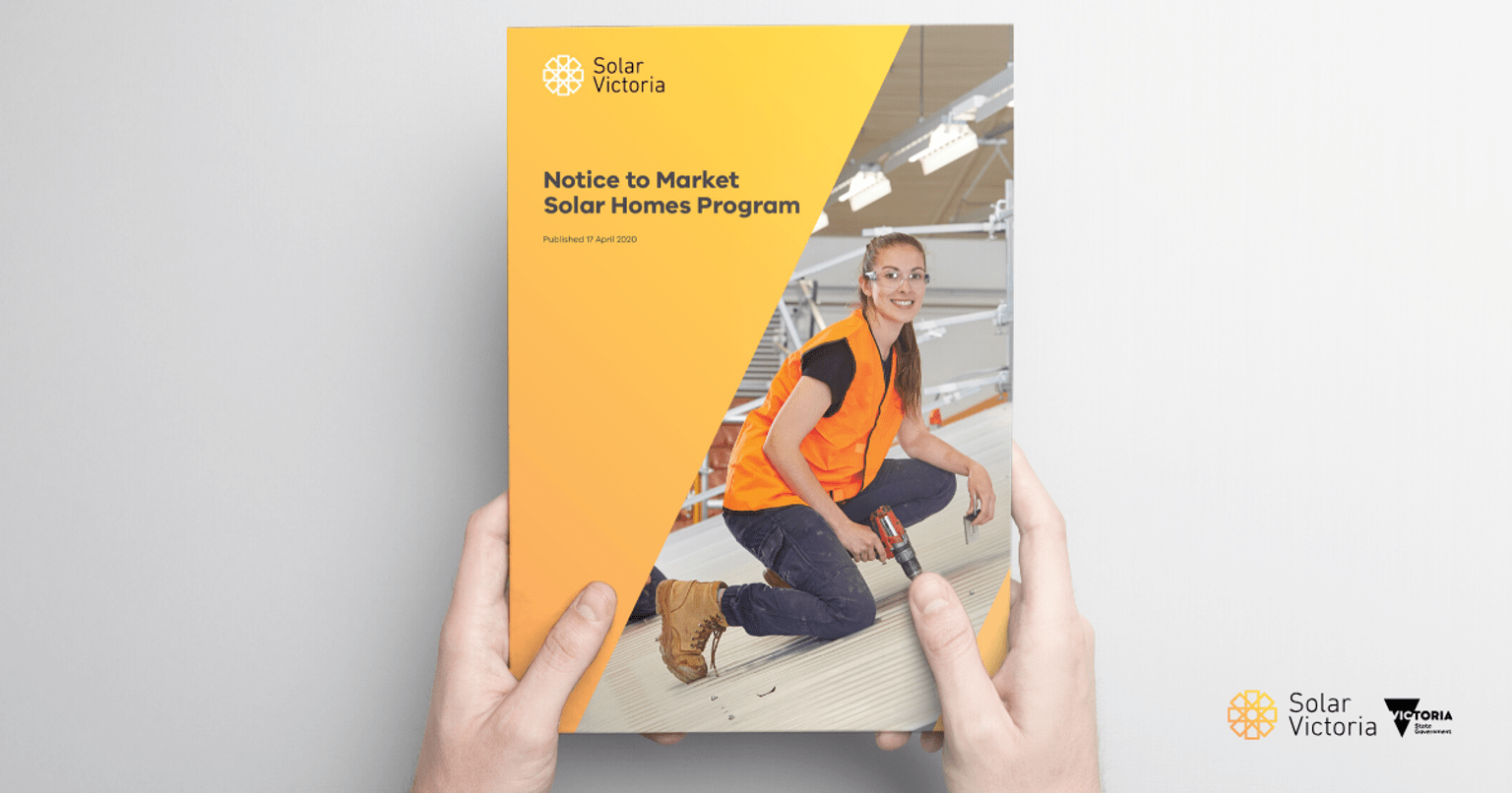 Notice to Market Solar Homes program